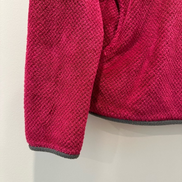 Patagonia Jacket ReTool Snap T Fleece Hoodie Sweatshirt Pink Gray Medium Soft - Picture 6 of 10